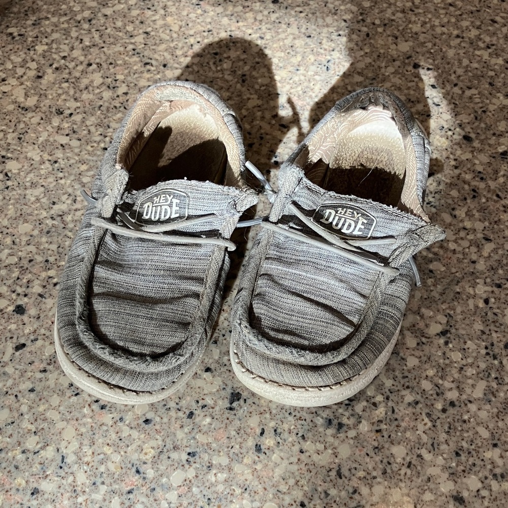 Hey Dude Kids Tan Moccasins